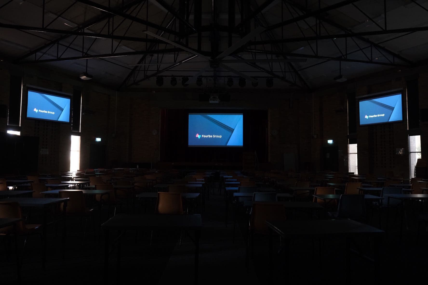 Project showcase: School Hall Triple Projector Upgrade